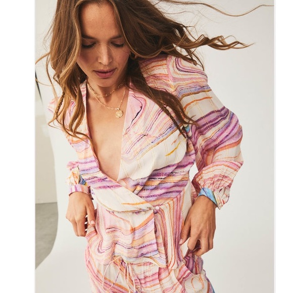 Rococo Sand Blouse Eira Top women’s size XS - Picture 8 of 8